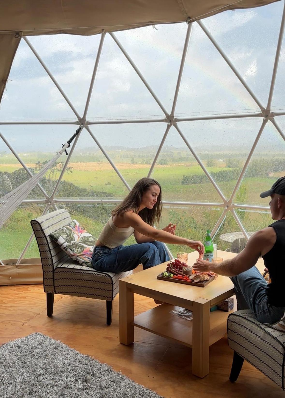 Hotel 1 Waipu Off-Grid Eco Seaview Geodesic Glamping Dome Esterno foto